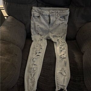 Distressed Denim Jeans